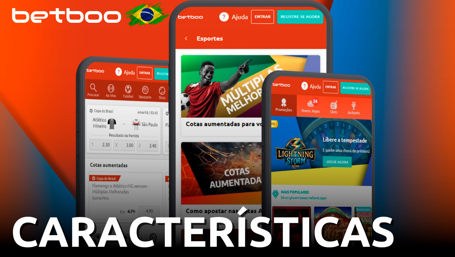 caraterísticas da versão móvel e da aplicação betboo